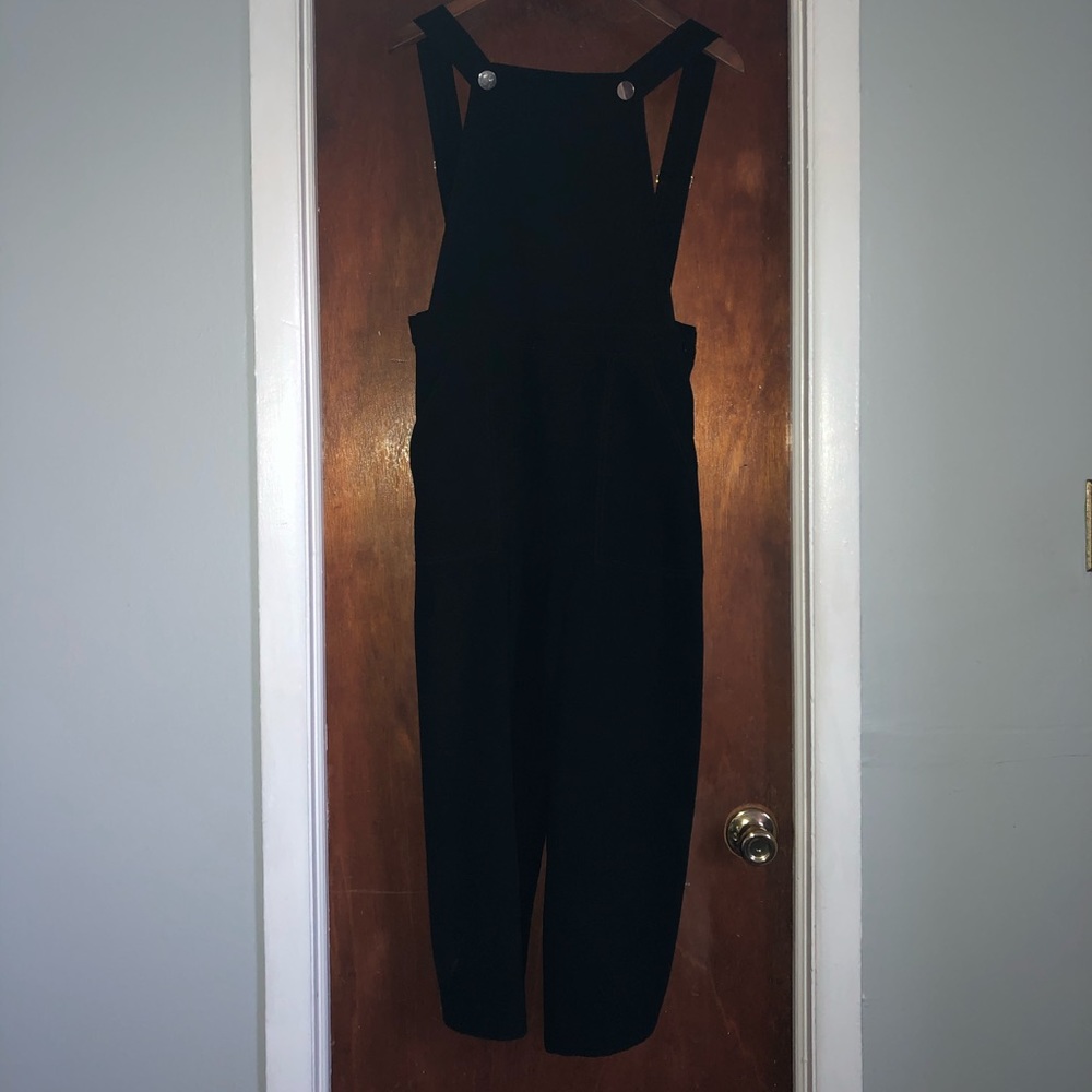 Wide Legged Buckle Cropped Halter Beck Jumpsuit